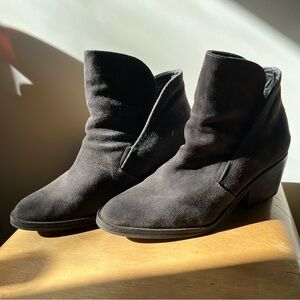 Dolce Vita grey suede booties. Size 10, like new